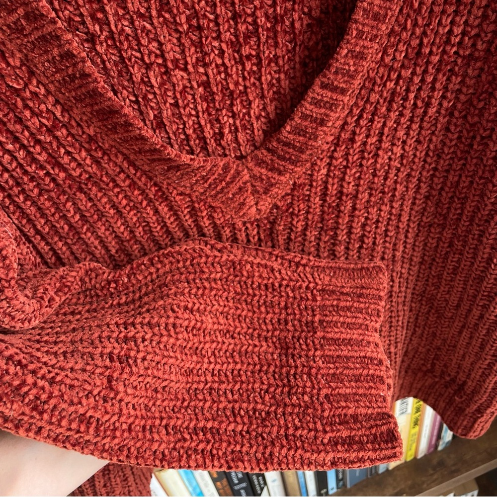 Rust Cozy Knit Sweater - Picture 6 of 7